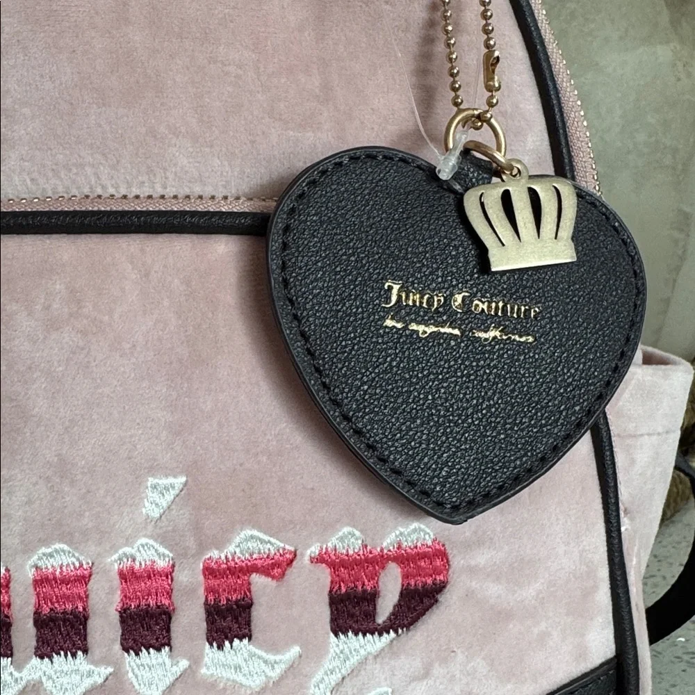 💗Juicy Couture Retro Vibe Velvet Backpack